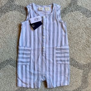 NWT Gap Striped Shortall Jumper